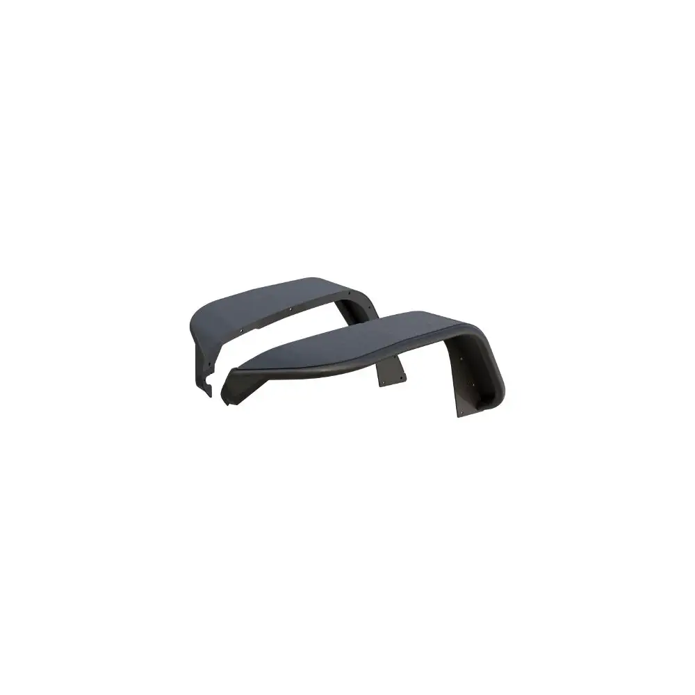 Black Aluminum Front Jeep Wrangler JL Fender Flares - 1500203